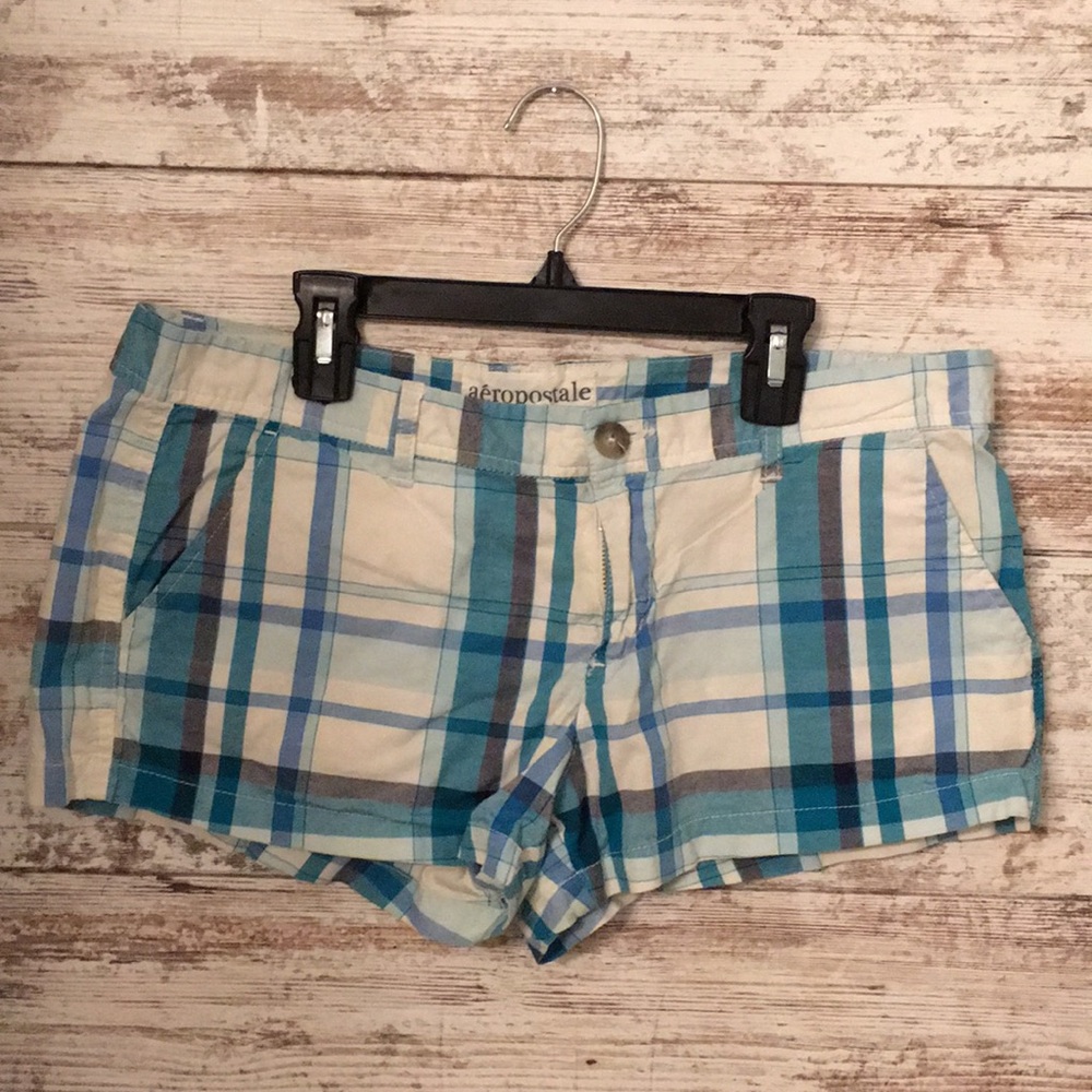 Aeropostale Plaid Shorts